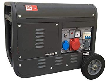 Gruppo elettrogeno/Generatore di corrente 2800W - 220/380V avviamento elettrico con chiave e telecomando carrellato - Hammer