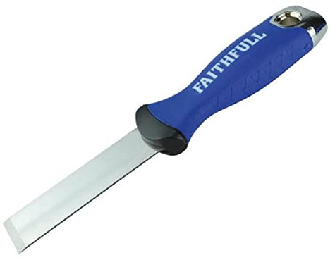 Faithfull FAISGSK25ME Soft-Grip Stripping Knife 25mm