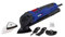 Multifunktionswerkzeug, Multitool DEDRA DED7945 300W im karton ohne Akku und Ladegerät, Multifunktionstool zum Schneiden Schleifen, 15.000-22.000 1/min, mit 9 Zubehör