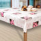laro Wachstuch-Tischdecke Abwaschbar Garten-Tischdecke Wachstischdecke PVC Plastik-Tischdecken Eckig Meterware Wasserabweisend Abwischbar AQ, Muster:Blumen. Rosa. rosa/rosé, Größe:130-160 cm