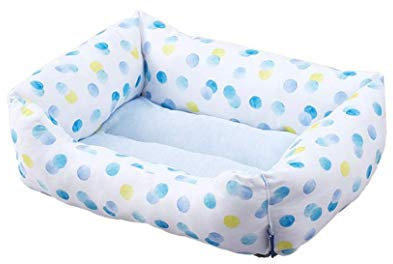Iris Ohyama, Cama térmica para Mascotas/Cama cómoda para Perros Durante Todo el año, Material Aislante, Asiento Acolchado, Bordes, para Gato & Perro pequeño - Pet Bed Sofa PCSB-20S - Punto
