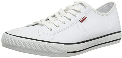 Levi's Hombre Hernández Sneakers, White Normal., 39 EU