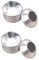 Antihaftbeschichtete Backformen für Mini-Muffins, Cupcakes, Aluminium, Küchenzubehör, Zubehör für Torten, Pudding, Quiches, Mini-Kuchen und Schokolade, 20 Stück