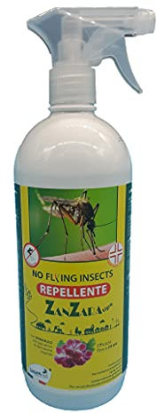 Union Bio Repellente Zanzara Tigre No Flying Insect 1 LT, Repellente Contro Pappataci, Flebotomi, Zanzare, Mosche