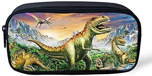 Belidome Kinder-Federmäppchen, weiches Dinosaurier-Design für Jungen und Mädchen, langlebiger Organizer