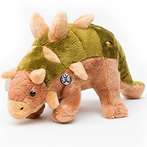 Euoplocephalus - Peluche de dinosaurio de peluche (31 cm), color verde