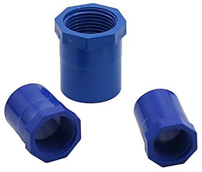Garden Plumbing Hose Adapter 5Pcs PVC Female Thread to 20mm 25mm 32mm Connector 1/2 3/4 1 Female Thread Hose Repair Connector Garden Plumbing Fittings (Diameter : 3/4'')