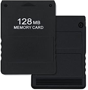 Mcbazel Carte mémoire de Jeu 128MB sur PS2 Accessoires de Sauvegarde Haute Vitesse Carte de Stockage Compatible avec Le Jeu Playstation 2