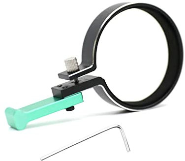 KEEDA RC Fernbedienung Sender Lenkradauslöser, Lenkrad Einhand-Bedienadapter für 1/10 RC Car Fernbedienung TQI TRX4 TRX6 Slash Summit (Grün)