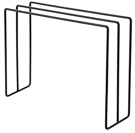 IKAAR Towel Rack Metal Towel Stand Towel Drying Rack Free Standing Towel Rail Dishcloth Holder Rack for Kitchen Bathroom Countertop Black