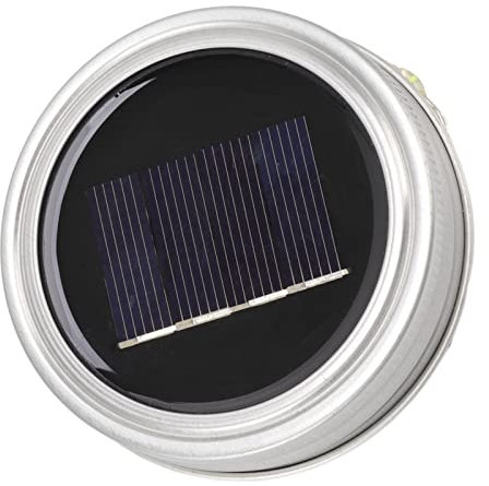 Outdoor Solar Mason Jar Lights Lids 20 LEDs 6.6 Feet Waterproof Flame Free Solar Fairy String Lids for Normal Jars