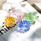 Movdyka Set mit 4 schönen Glas-Igel-Geschenken für sie, Kristall-Tier-Ornament für Zuhause, handgefertigt, bunte Figuren, Dekoration für Frauen