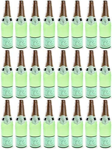 Quickdraw 48 x Giant Inflatable Champagne Bottle Bulk Pack Wedding Celebration Party Prop Congratulations Events Novelty Blow up Decoration 73cm
