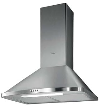 Cappa aspirante a parete 60 cm in acciaio inox, luce LED, efficiente sistema di ventilazione per la cucina JENNY IX/A/60 (PRF0187103)