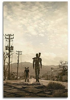 VZRSQZK Fallout 3 - Póster decorativo para pared, lienzo, póster de pared e impresión artística moderna para dormitorio familiar, 40 x 60 cm