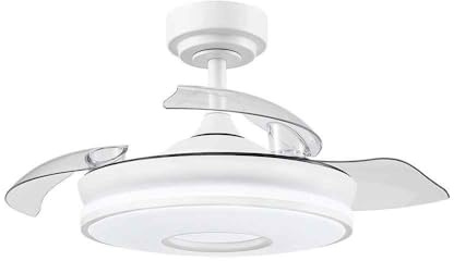 FABRILAMP AKUNADECOR Ventilador Blanco Modelo Dani S Dc Led 3 Temperaturas Y Mando A Distancia