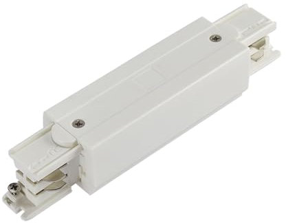 3-Phasen Schienensystem - Stromeinspeiser Mittelstück - Weiß