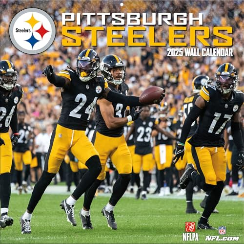 Pittsburgh Steelers 2025 12x12 Team Wall Calendar