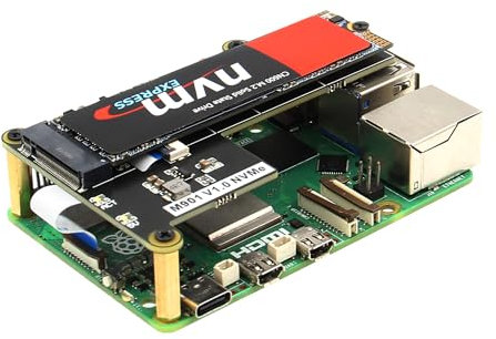 Geekworm M901 PCIe to M.2 Key-M NVMe SSD Pip PCIe Peripheral Board for Raspberry Pi 5