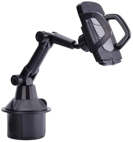 Universal KFZ-Handyhalterung Getränkehalter Auto Smartphone Cupholder 360° schwenkbar EIN-Hand-Release für iPhone Samsung Huawei