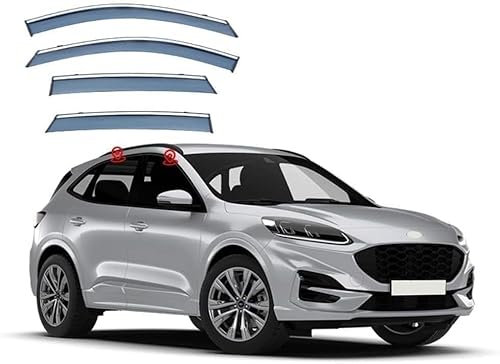 PYSyansu Windabweiser Autofenster für Ford KUGA 2020-2023 Auto Seitentür Regenabweiser Auto Seitenfenster Regenschutz Autozubehör