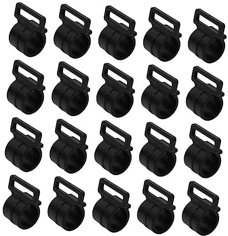 Gogogmee 30pezzi Ganci per Tende e Teloni Clip Regolabili per Tende da Campeggio e Coperture Accessori Leggeri e Resistenti per Strutture Esterni