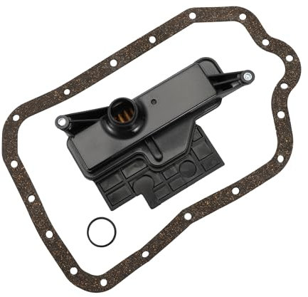 Motoforti Kit Filtro Olio Cambio Automatico Set Filtro Olio Trasmissione per Toyota RAV4 2.5L 2016-2019 Sughero Plastica con Guarnizione No.3533073021 Nero