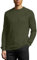 WJL WHISPERING JONES LONDON Mens Cable Knit Jumper Thick Weave Pullover Winter Fisherman Logo Knitted Sweater Long Sleeve Warm, Olive - FE, L