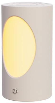 Fenteer Persönlicher Luftbefeuchter, Desktop-Luftbefeuchter, Stummschaltung, kleines Design mit großem Nebelvolumen, tragbarer Mini-Luftbefeuchter, Weiß