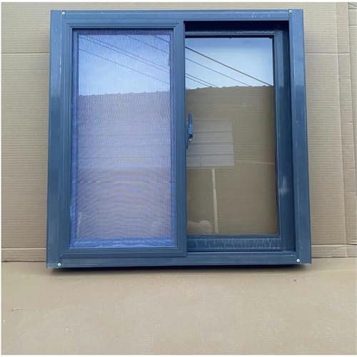 Aluminium Schuppen Riegel Schiebefenster mit Milchglas 71.1x40.6 cm Ersatz Kellerfenster für Wohnmobile und Badezimmer Unterputz Horizontal Design versch