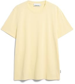 ARMEDANGELS Herren Midweight T-Shirt aus Bio-Baumwoll Mix MAARKOS Relaxed Fit Early Yellow