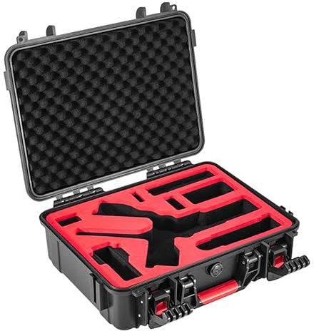 RS 4 Mini Borsa, Custodia rigida impermeabile, portatile, borsa da viaggio, borsa da viaggio con tracolla per DJI Ronin RS4 Mini Gimbal Stabilizzatore e accessori, Nero , Semplice
