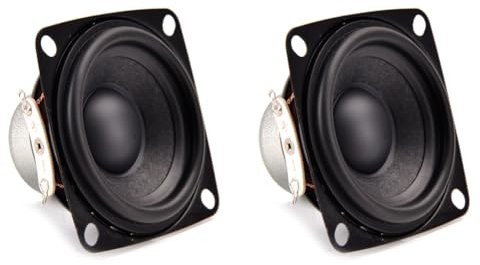 Pqahffowr 2 Pezzi 52mm Altoparlanti Full Range 4 Ohm 10W Piatto Doppio Altoparlante Bluetooth Magnetico