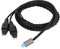 Keenso Silver 3 per HD650 HD660S 1 Cavo per Cuffie HD6XX - qualità del Suono Perdita per gli Amanti della Musica Fatti di Argento -rame (BLACK)