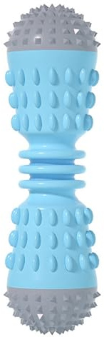 DONGKER Hunde-Zahnbürste, Quietschen Kauspielzeug für Hund, 16x4 cm, TPR Kauen Knochen Spielzeug für Mittelgroße und Kleine Hunde, Tägliches Spiel, Interaktives Training