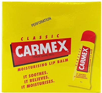 CARMEX Original Lip Balm Tube - Original Display 12 Piece Set