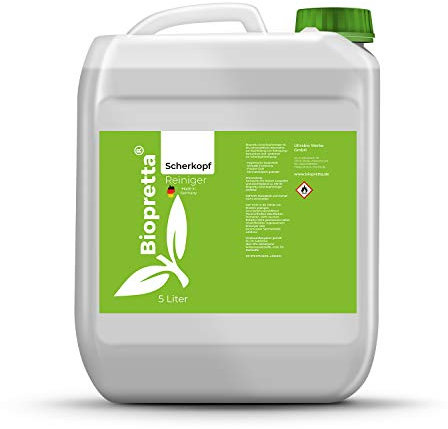 Biopretta Scherkopfreiniger 5000ml Nachfüllflüssigkeit für Reinigungskartuschen