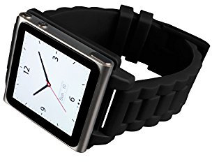hex-hx1146 BLCK Vision Kunststoff Kunststoff Gurt für iPod nano 6, schwarz