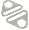 fujiyuan 20 Stück 38 mm 3,8 cm Einstelldreiecke mit Stange Drehclip D-Ring Schnalle Guss