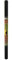 Didgeridoo aus Bambus, bemalt, wahlweise rot oder schwarz, Länge ca. 115 cm, handgefertigt (Rot)