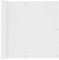 vidaXL Ecran de Balcon Brise-Vue Brise-Vent de Jardin Ecran de Protection Ecran d'Intimité Extérieur Imperméable Blanc 90x400 cm Tissu Oxford
