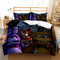 DDONVG Five Nights at Freddy's Bettwäsche-Sets Mit Kissenbezug,Kinderbettwäsche Microfaser Niedliches Cartoon-Motiv Dekorativer Bettbezug (14,135 * 200)