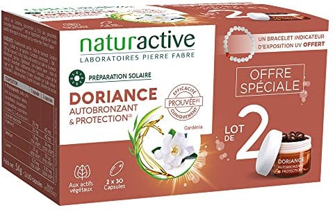 Naturactive Doriance Autobronzant & Protection Lot de 2 x 30 Capsules