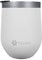 Flaskie Reusable Travel Coffee Cup 354 ml (12oz) | Premium Double Walled Stainless Steel Mug | Vacuum Insulated | Silicone Seal Lid | Leakproof & BPA Free | Keeps Tea & Coffee Hot for 4 Hrs (White)