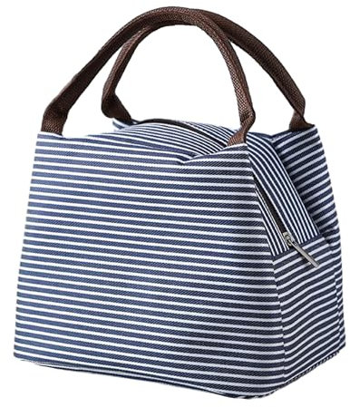 MEMOFYND 1 bolsa de almuerzo impermeable, bolsa de almuerzo portátil, bolsa de almacenamiento a prueba de fugas, bolsa de picnic aislada, bolsa de comida de aluminio engrosada, adecuada para camping,