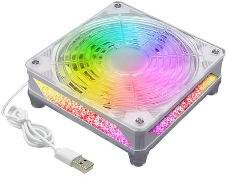 Calager USB Computer Cooling Fan,1800RPM Mute Heat Dissipation Computer CPU Cooler Fan Computer Accessories for Android TV Box Router C