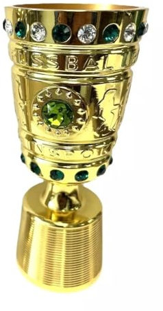 DFB Fußball Männer DFB-Pokal | 150 mm aus Metall | Offizieller Lizenz-Artikel vom Deutschen Fussball-Bund | Geschenkbox | Echtheits-Zertifikat Hologramm
