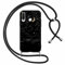 Foonary Coque pour Huawei P30 Lite avec Cordon de Collier, Aesthetic Planète Motif Étui Housse Réglable Lanyard Corde, Souple Silicone TPU Antichoc Protection Case pour P30 Lite 6,15, Lune
