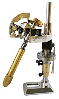 Neuer Facettenmanipulator zum Schleifen von Edelsteinen, Jade-Facettenmaschine, Winkelfräswerkzeug für Juwelen, höhenverstellbar + Positionierer + Lotussitz (96 Indexräder, aktualisierter Winkelmani