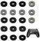 DHWEKU 18 PCS Anneaux de Précision, Aim Assist Contrôle de Mouvement pour Steam Deck, PS5, PS4, Xbox One, Switch, Switch OLED, Switch Lite, Switch Pro Manette, 6 Niveaux de Résistance Différents